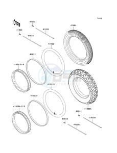 AN 110 C (C6-C7) drawing TIRES