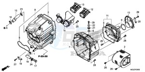 CBR500RAD CBR500R ABS UK - (E) drawing AIR CLEANER