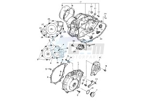 TT R 600 drawing CRANKCASE COVER