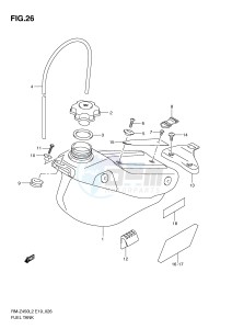 RM-Z450 (E19) drawing FUEL TANK