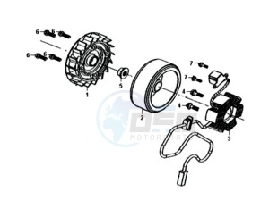 SYMPHONY SR 50 L6 drawing MAGNETO / FLYWHEEL