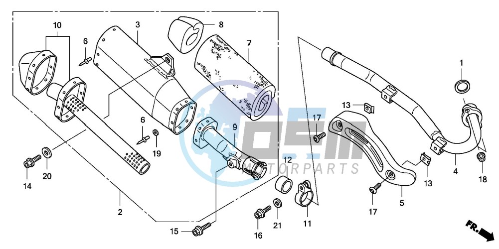 EXHAUST MUFFLER