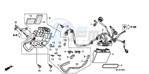 CBR600RAA Korea - (KO / ABS) drawing ABS CONTROL UNIT (CBR600RA)