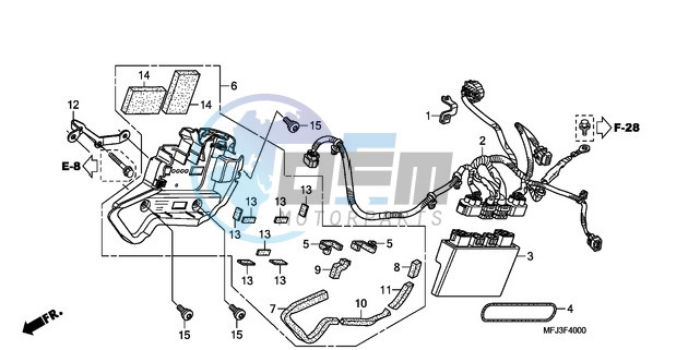 ABS CONTROL UNIT (CBR600RA)