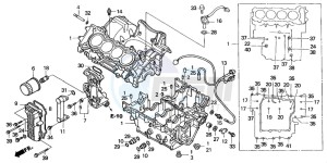 CBF600N drawing CRANKCASE