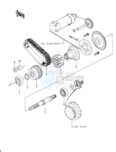 KZ 750 H [LTD] (H1) [LTD] drawing SECONDARY SHAFT -- 80 H1- -