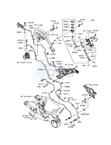 NINJA H2R ZX1000YHF EU drawing Rear Master Cylinder