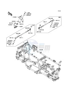 KVF750_4X4_EPS KVF750GCF EU GB drawing Frame