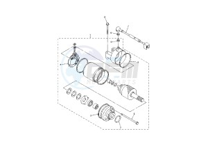 FZ6 FAZER 600 drawing STARTING MOTOR