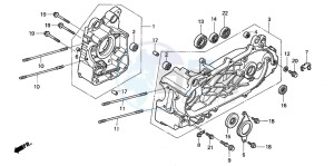 SES150 125 drawing CRANKCASE