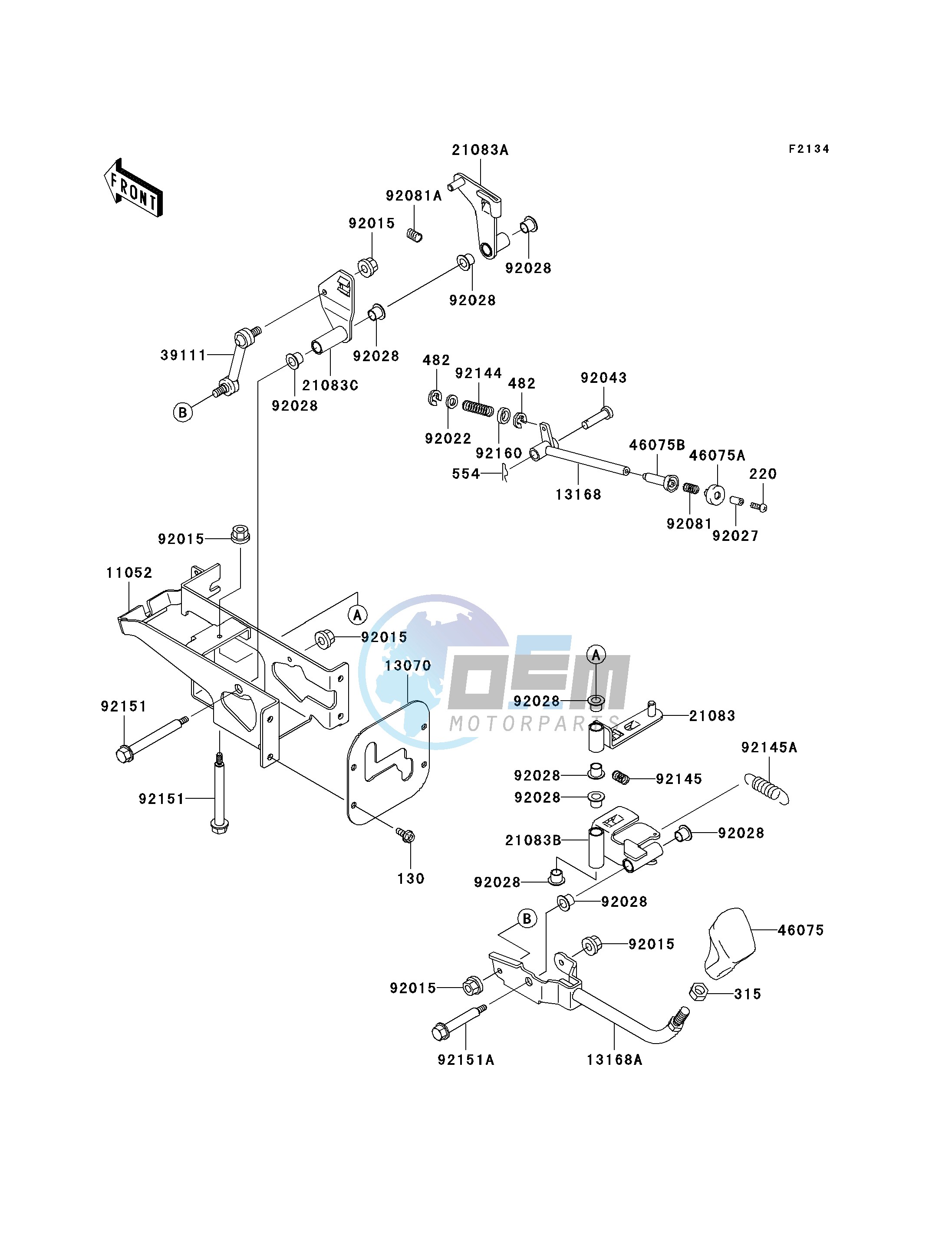 SHIFT LEVER-- S- -