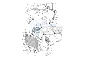 YZF R1 1000 drawing COOLING SYSTEM