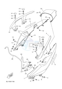 YP400RA EVOLIS 400 ABS (BL12) drawing SIDE COVER