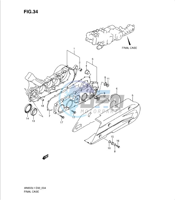 CASE FINA (AN650AL1 E19)