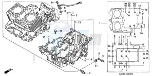 CBF500A drawing CRANKCASE