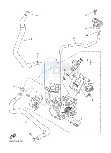 WR250R (32DR) drawing INTAKE 2