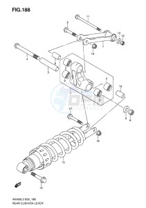 AN400 ABS BURGMAN EU drawing REAR CUSHION LEVER