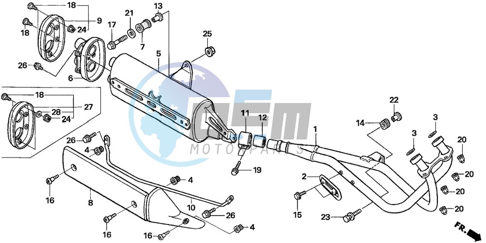 EXHAUST MUFFLER