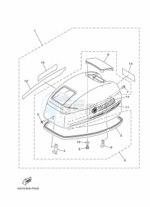 9-9FMHS drawing FAIRING-UPPER