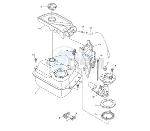 VITY 125 drawing FUEL TANK