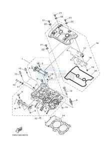 MT07 MT-07 700 (1WSH 1WSJ) drawing CYLINDER HEAD