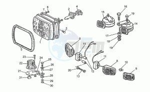 V 35 350 Carabinieri - PA Carabinieri/PA drawing Headlight