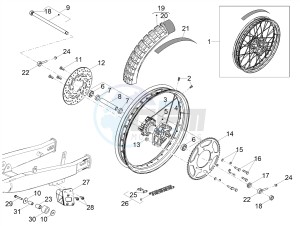 RCR 50 E4 (EMEA) drawing Rear wheel