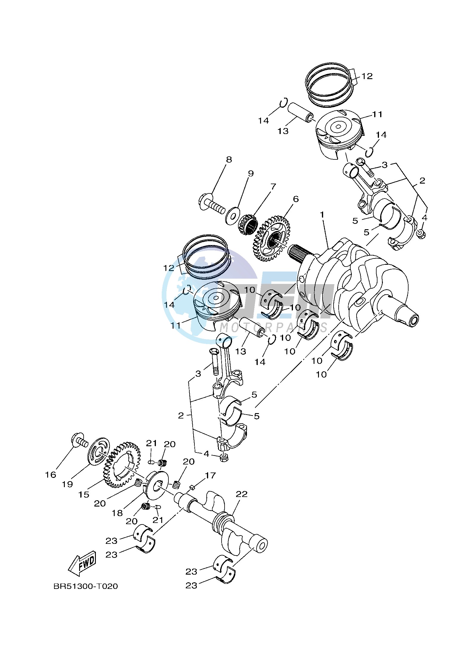 CRANKSHAFT & PISTON