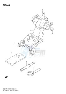 GSX-R1000 (E2) drawing PARTS HOLDER BRACKET