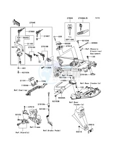 ZZR1400 ABS ZX1400B6F FR GB XX (EU ME A(FRICA) drawing Ignition Switch