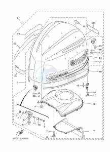 F225FETU drawing FAIRING-UPPER