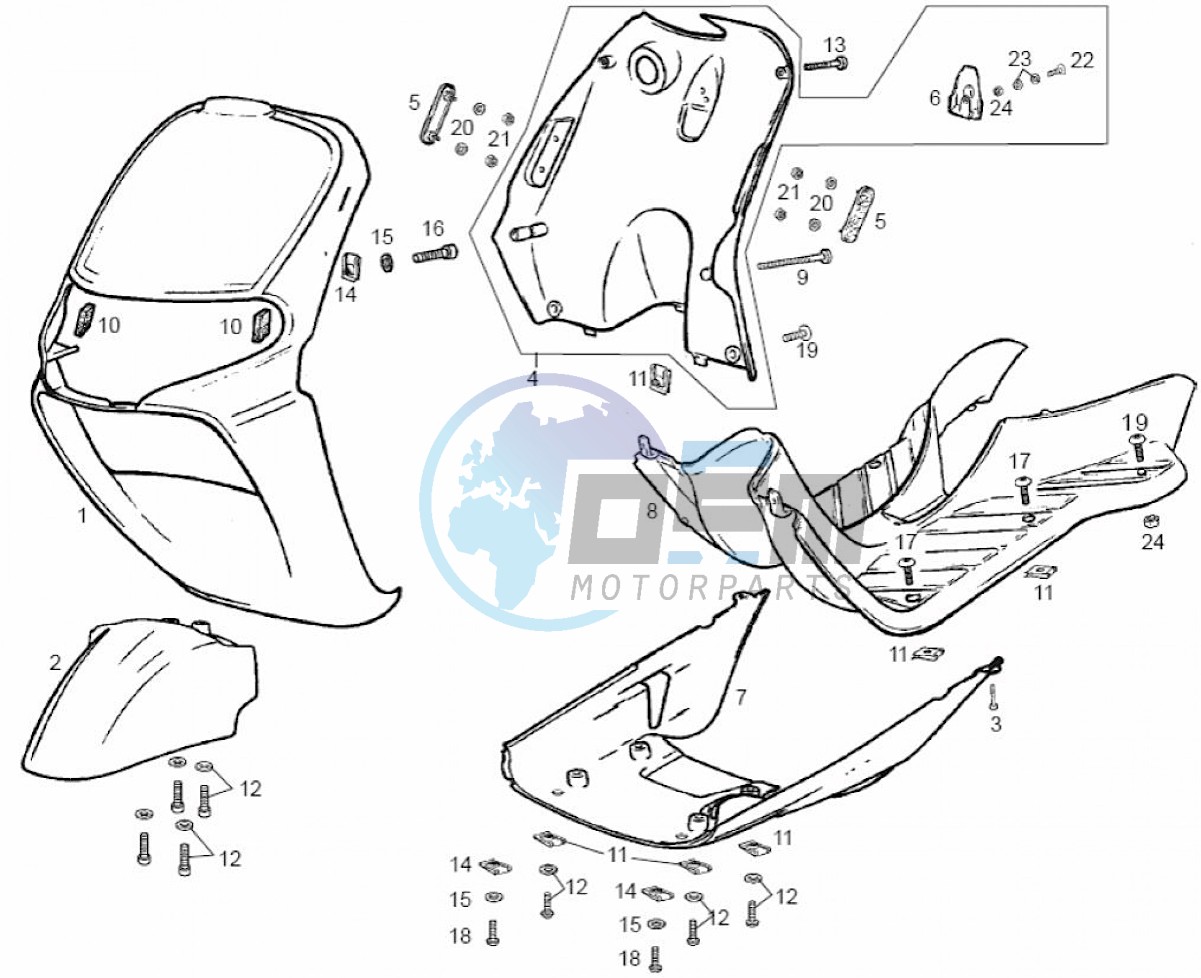 Front body (Positions)