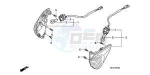 CBF1000TA UK - (E / ABS MKH) drawing WINKER