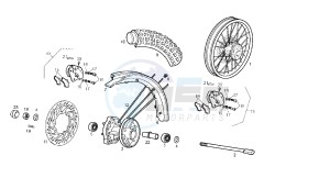 SENDA R DRD - BLACK DEVIL 2A EDIZIONE - 50 CC VTHSR1A2A drawing FRONT WHEEL