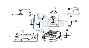 JOYMAX Z 300I ABS (L9) EU drawing FUEL TANK