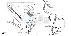 NV750C2 drawing FR. BRAKE MASTER CYLINDER