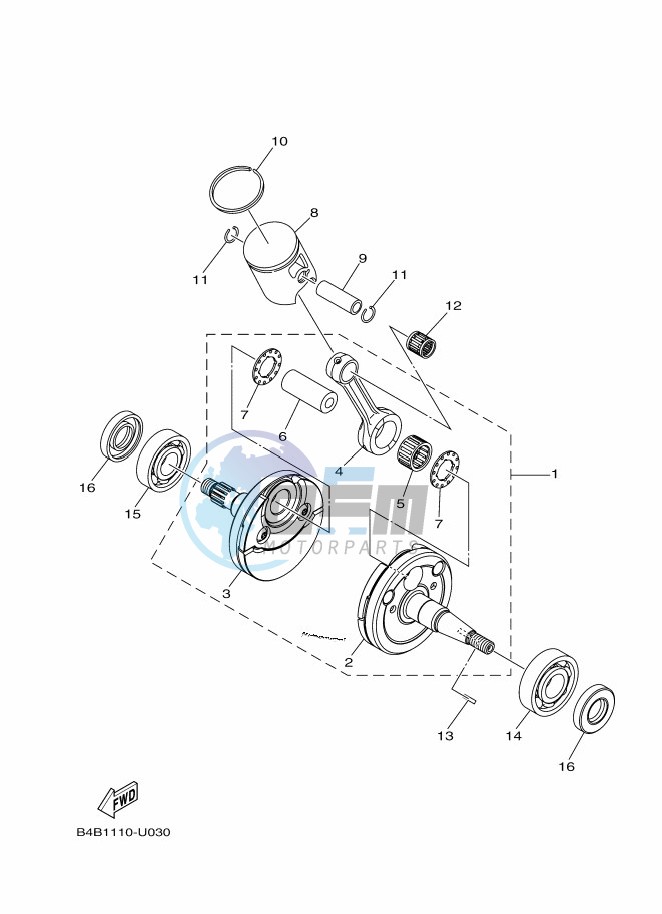 CRANKSHAFT & PISTON