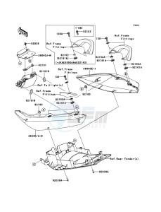 ER-6f EX650A8F GB XX (EU ME A(FRICA) drawing Seat Cover