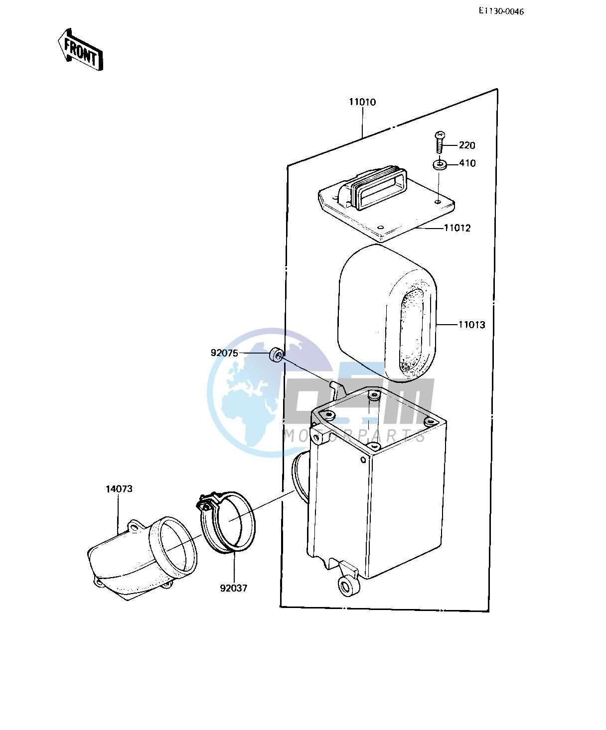 AIR CLEANER -- 82-83 A9_A10- -