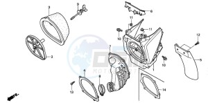 CR250R drawing AIR CLEANER (CR250R2-4)