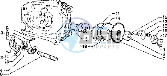 Rocker levers support