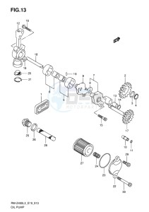 RM-Z450 EU drawing OIL PUMP