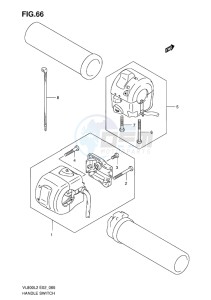 VL800 INTRUDER EU drawing HANDLE SWITCH