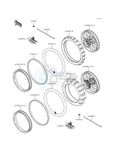 KX 500 E [KX500] (E1-E3) [KX500] drawing TIRE