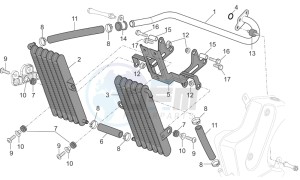 Tuono 1000 drawing Oil cooler