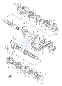 GSX1200 (E4) drawing TRANSMISSION