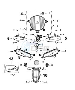 DJANGO 125 SY EVASION drawing LIGHTING