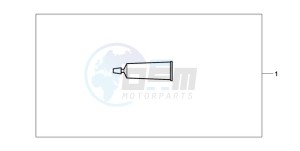 CBF600NA9 Europe Direct - (ED / ABS 25K) drawing HANDGRIP CEMENT