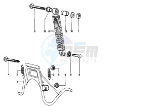 SPEEDAKE - 50 cc drawing REAR SUSPENSION