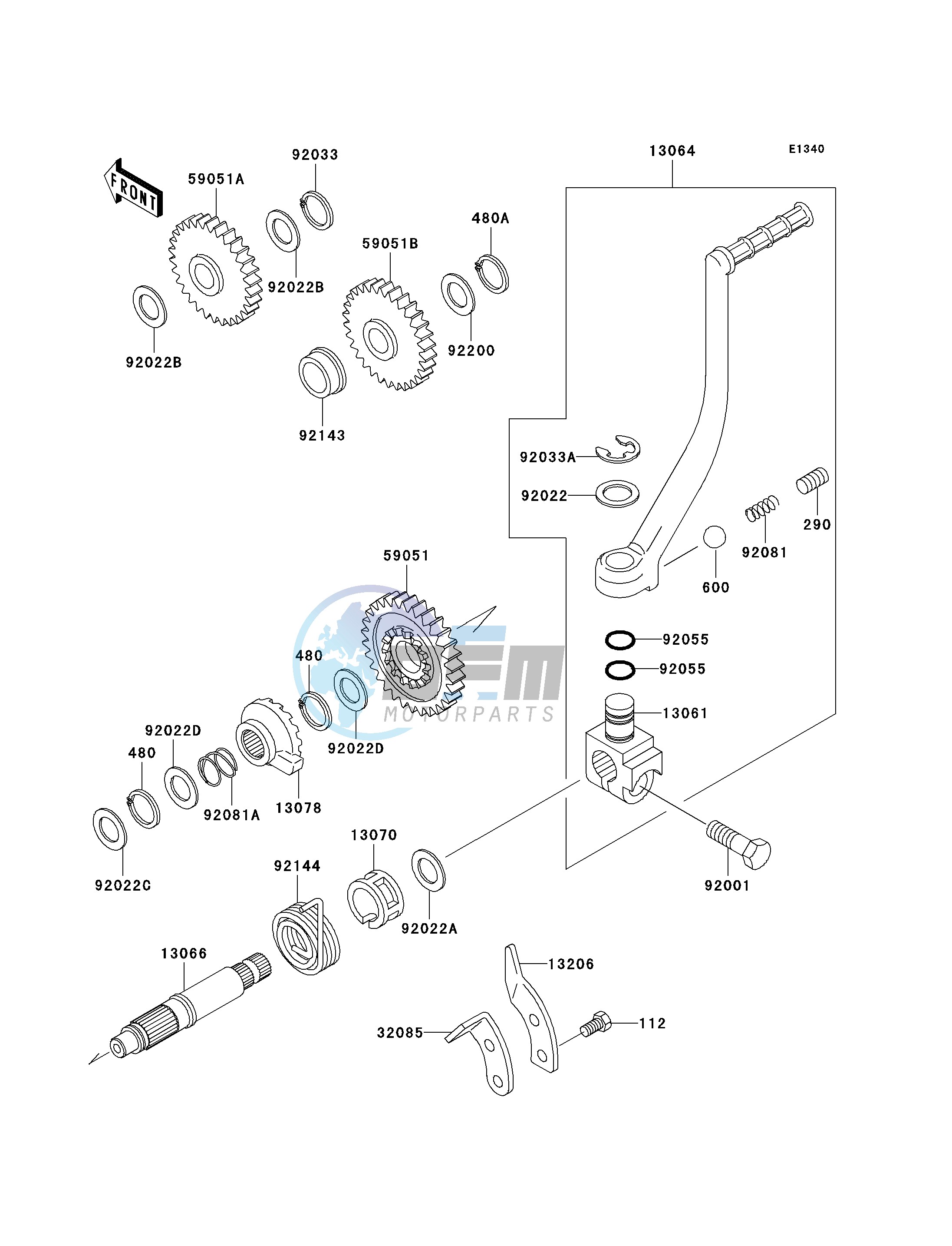 KICKSTARTER MECHANISM